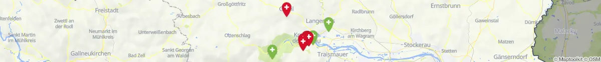 Map view for Pharmacies emergency services nearby Weinzierl am Walde (Krems (Land), Niederösterreich)